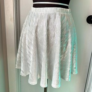 Small silver skater skirt